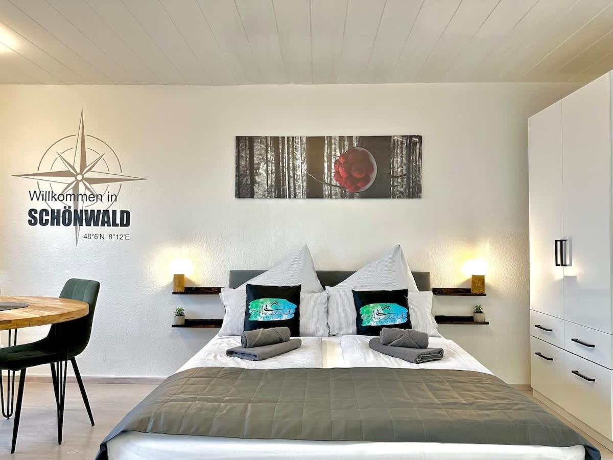 Relaxapartments Black Forest Nature Mit Beheiztem Indoor-Pool Und Sauna - Sonnenbalkon Mit Blick Ins Gruene, Schnelles Internet, Naehe Triberger Wasserfaelle, Fuer Bis Zu 2 Personen Schönwald Bagian luar foto